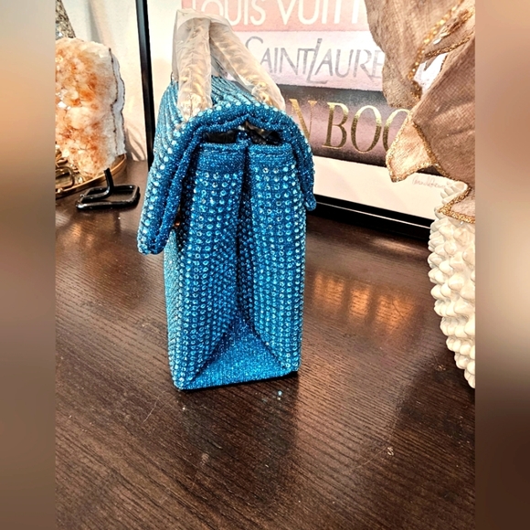 Kurt Geiger London Brixton Rhinestone Shoulder Crossbody Bag. - Picture 5 of 10